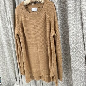 Old Navy Camel Crew Neck Sweater